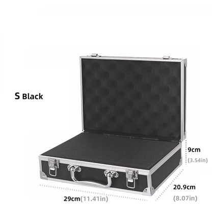 Aluminum Alloy Frame Protective Suitcase Box for Microphones Sound Card Storage Bag for Cameras Accessories