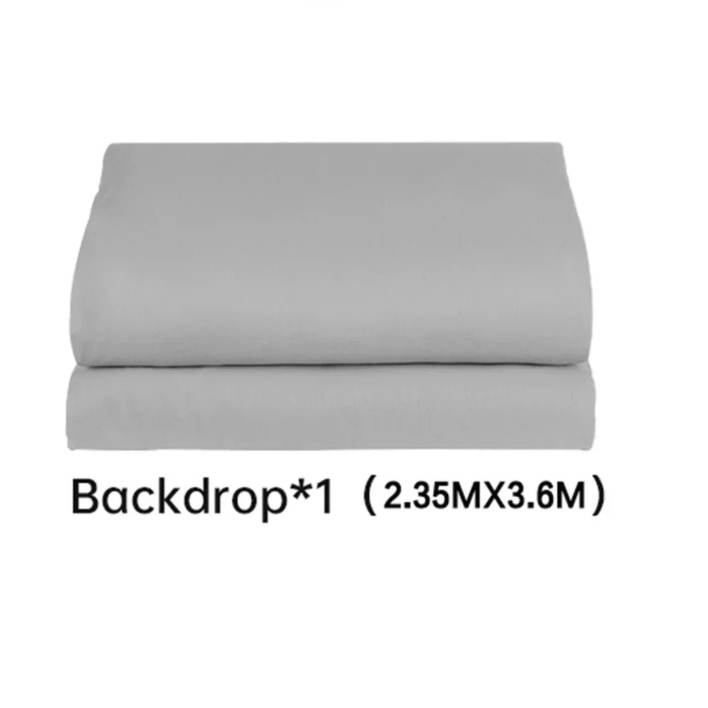 Portable Large Chromakey Green Screen Backdrop with Stand Photography Background Support System 240x400cm Shooting Video Photo