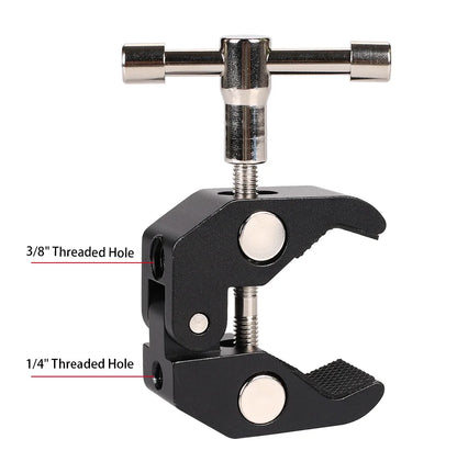 Multi Functional Crab Clamp Clip Anti Slip Adjustable Photography Equipment Accessories for Monitor LED Light Camera Bracket