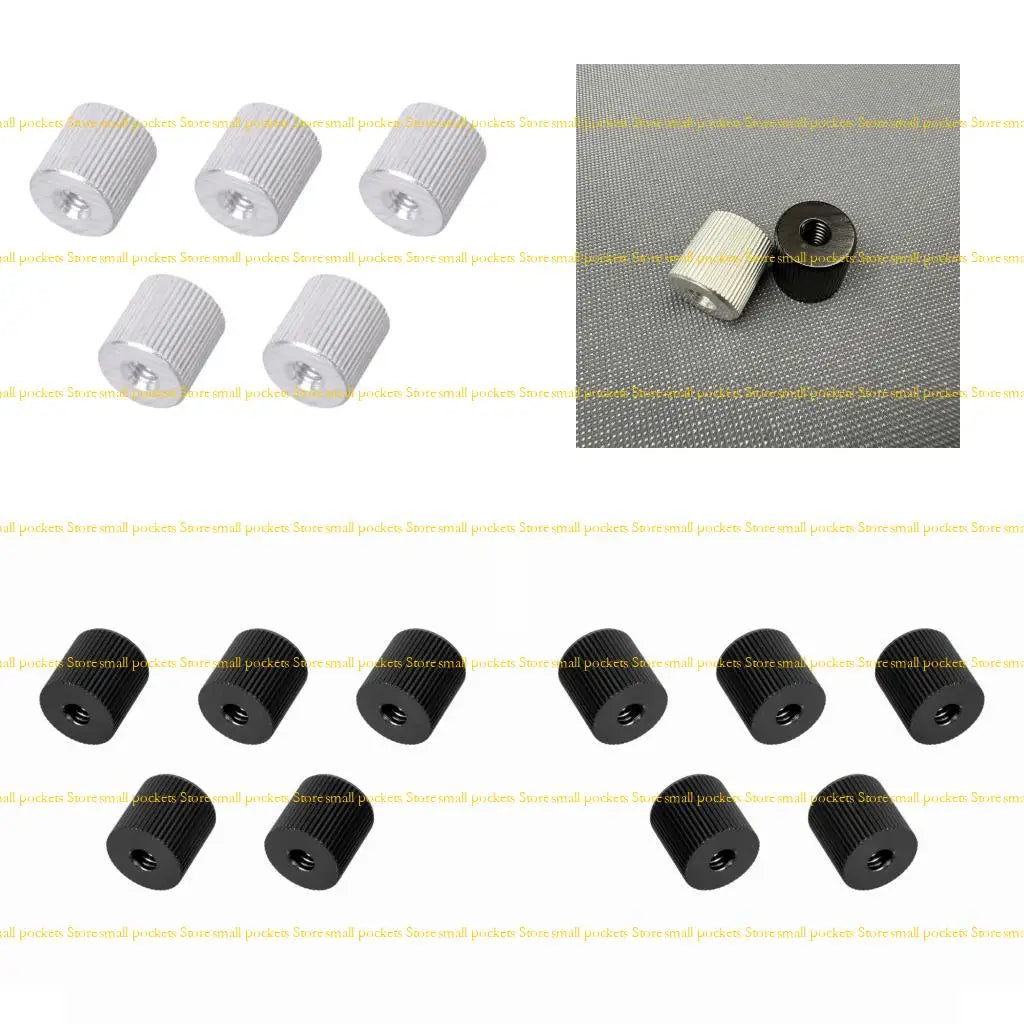 R1WD 5pcs Aluminum Thread Converter 1/4in Female to Female Nut for Photography Gear