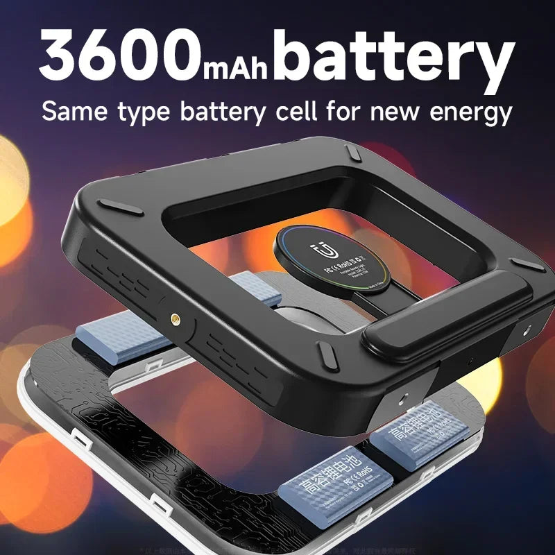 Handheld Circular Fill Light, Portable Mobile Phone Live Streaming Charging Photography Light, Magnetic Rabbit Cage Selfie Light