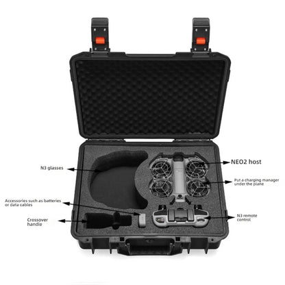Heavy Duty Waterproof Tool Box Shockproof Photography Equipment Storage Portable Handheld Tool Box for Drones 896C