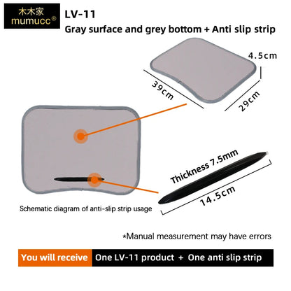 MUMUCC Multifunctional Laptop Desk With Cushion and Filled with Foam Particles, Small Pillow Table, Hard Mouse Pad Large