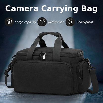 Portable Camera Storage Bag Large Capacity Nylon Professional Camera Equipment Bag for Slr Cameras DSLR Cameras Lens Accessories