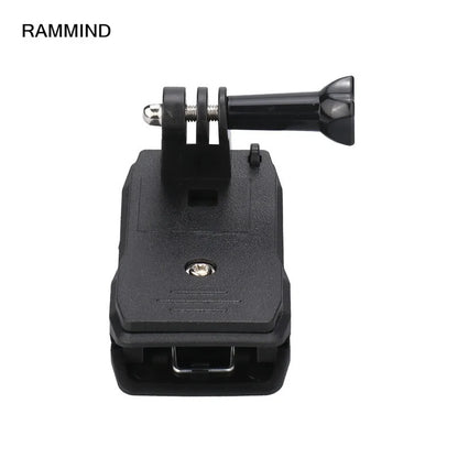Anti-Slide 360° Rotary Action Cam Sports Camera Quick Clip Backpack Strap Mount Clamp Holder for GoPro DJI OSMO Travel Vlogging