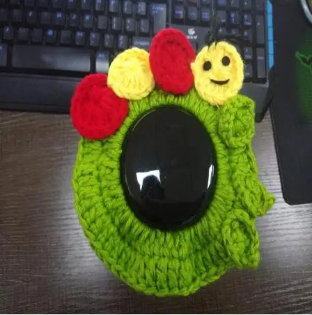 Camera Lens Buddy Baby Photography Attracts Stuffed Plush Toys Knitted Camera Lens Companion Photography Accessories