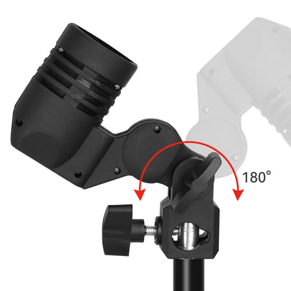 Single Head Bulb Holder E27 Socket Flash Umbrella Bracket Photo Lighting Bulb Holder For Photography Studio Accessories US EU