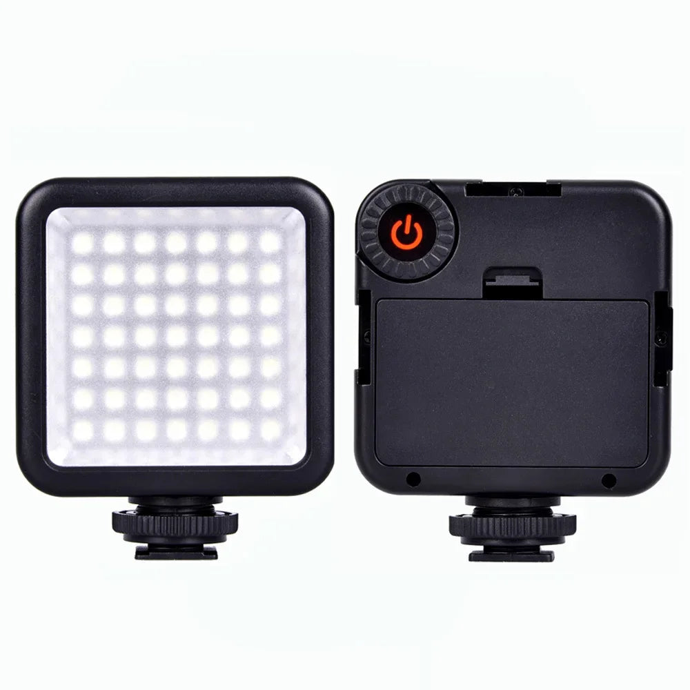 Photo Flash GW49 Mini Pro Led-49 Video Light 49 Led Flash Light For Dslr Camera Camcorder Dvr Dv Camera Light Black for gopro