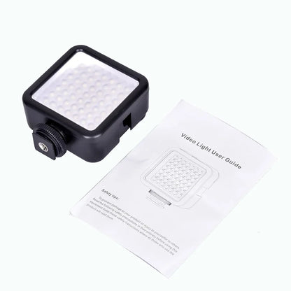 Photo Flash GW49 Mini Pro Led-49 Video Light 49 Led Flash Light For Dslr Camera Camcorder Dvr Dv Camera Light Black for gopro