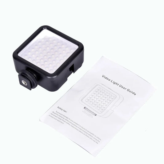 Photo Flash GW49 Mini Pro Led-49 Video Light 49 Led Flash Light For Dslr Camera Camcorder Dvr Dv Camera Light Black for gopro