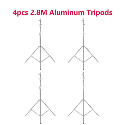240CM/7.9FT 1/4 Screw Photography DJ Light Tripod Stand For Softboxes Green Screen Umbrella Reflector Photo Studio Lighting