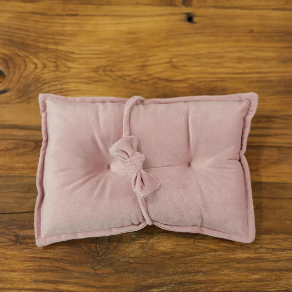 2pcs Baby Posing Sofa Newborn Photography Props Solid Color Soft Chair with Pillow Cushion Sets Studio Baby Photo Accessories