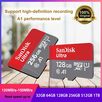 Ultra microsd 128GB 32GB 64GB 256GB 512GB A1 Micro SD Card SD TF Flash Card Memory Card Class 10 for Phone
