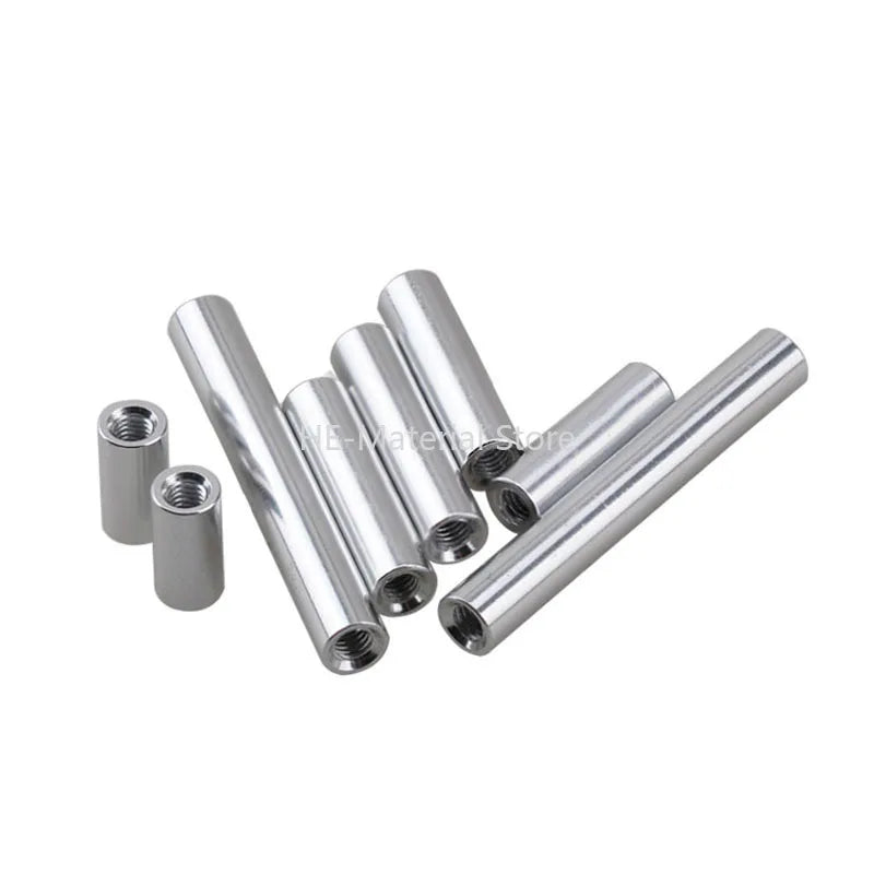 2-5Pcs Aluminum Alloy Long Nut Connection Column M3-D6 Aluminum Tie Rod Cylindrical Aerial Photography Body Support Column