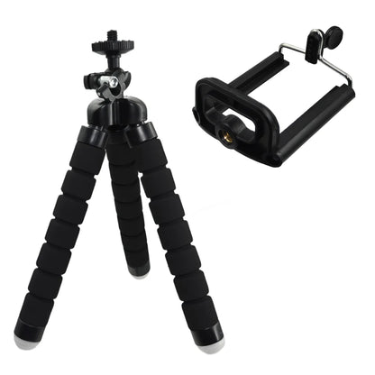Flexible Octopus Mini Tripod for Phone & Action Camera — With Holder Clip