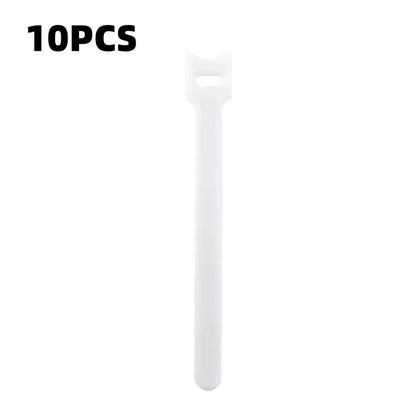 10/30/50Pcs Reusable Hook And Loop Cable Ties Fastening Strap Multi-Purpose Wire Organizers For Computer/TV/Electronic Devices