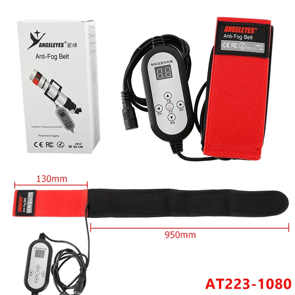 Anti Fog Belt Dew Heater Lens Heating Strap for Telescopes DSLR Cameras - Demister Belt for Optical Equipment
