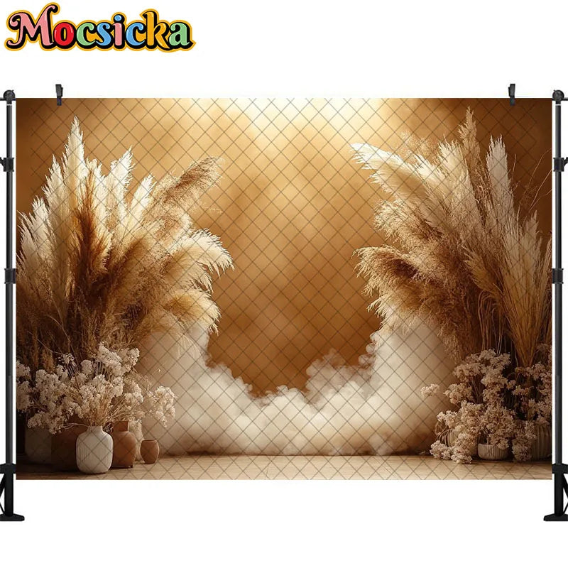 Bohemian Photography Background Couple Wedding Decoration Supplies Newborn Baby Portrait Photo Backdrops Studio Props Banner