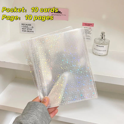 1-4 Grids INS Girl Album Small Card Collect Album Multi-Pockets Photo Card Binder Top Loading Photo Sheet Protector Collect Card