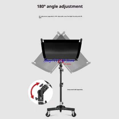 F3MA Compactly Curved Photography Reflector Studio Lighting Tool With Metal Frame