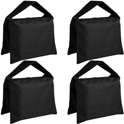 4pcs/2pcs/1pc Black Sand Bag Weight Bags For Photography Studio  Video Studio Stand Sandbag For Light Stands Boom Arms Tripods