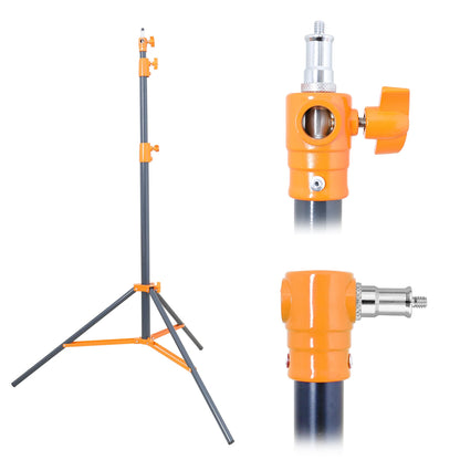 240CM/7.9FT 1/4 Screw Photography DJ Light Tripod Stand For Softboxes Green Screen Umbrella Reflector Photo Studio Lighting