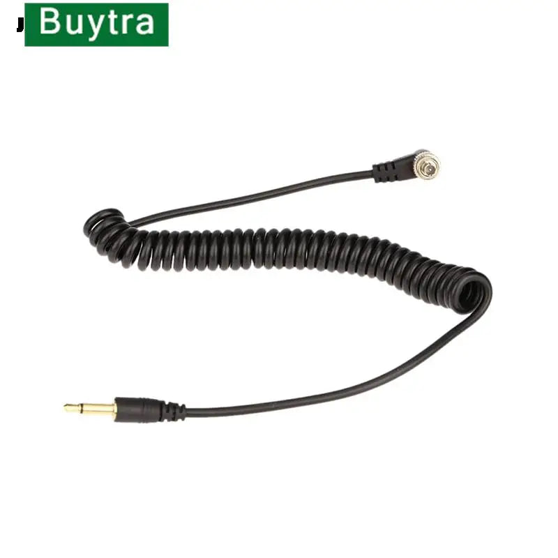 new Camera Flashes Accessories 3.5mm to Male PC Flash Sync Cable Screw Lock for Trigger Studio Light