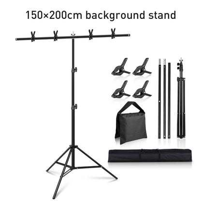 Backdrop Stand Video Photo Video Studio Background Support System Kit With Carry Bag For Photography Party Event Stand