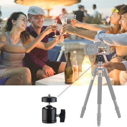 1/4 screw live streaming tripod photography accessories with 360 ° rotation adjustable  For DSLR DV Cameras