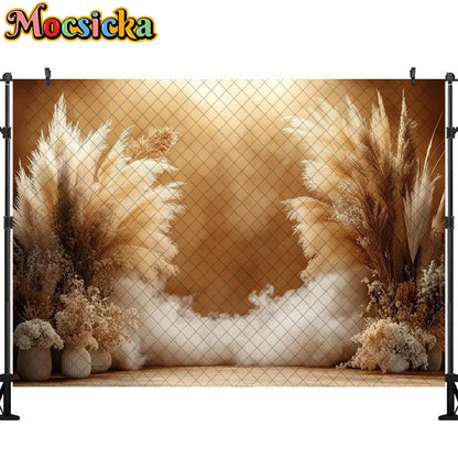 Bohemian Photography Background Couple Wedding Decoration Supplies Newborn Baby Portrait Photo Backdrops Studio Props Banner