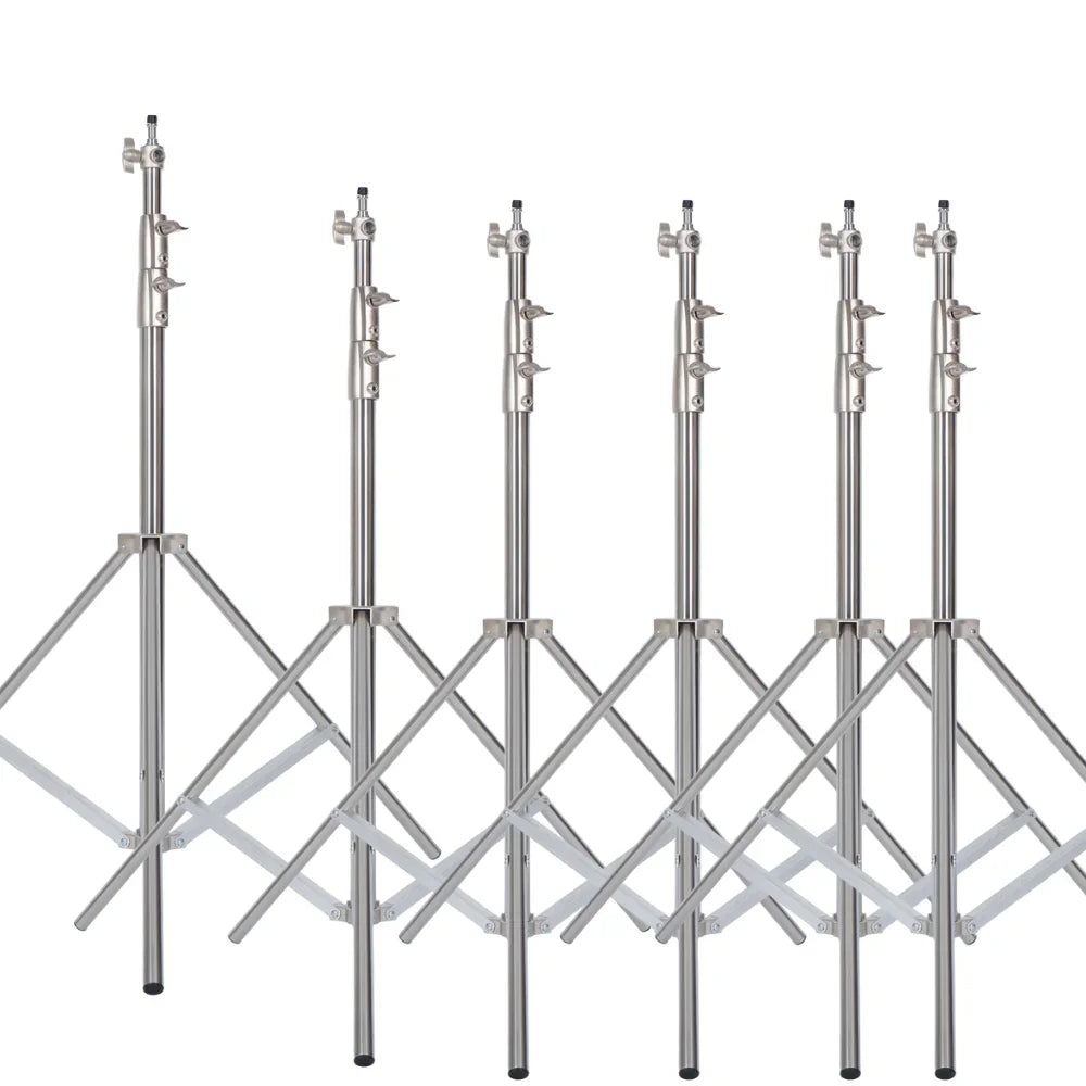 SH 2.8M Stainless Steel Light Stand Heavy Duty Load weight 10kg Photography Studio Support Tripod For Led Light Photo Studio