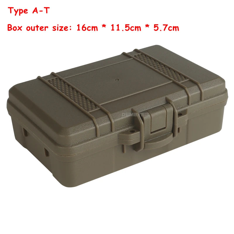 Tactical Equipment Outdoor Shockproof Protection Storage Box Shooting Hunting Laser Box Versatile EDC Flashlight Hard Case