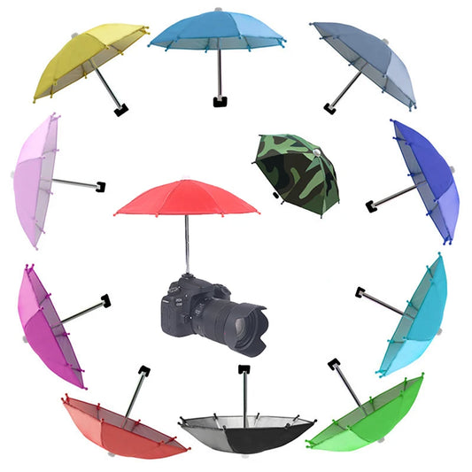 【Multiple Colour Dslr Camera Umbrella Sunshade Rainy Holder For General Camera Photographic Camera Umbrella】