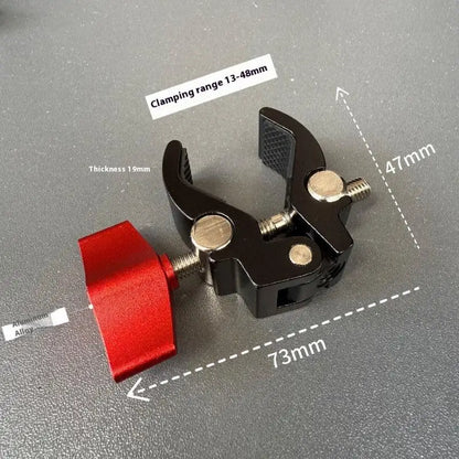 1 Set Photography Accessories Camera Metal Super Clamp With Double Ball Head Magic Arm For  Monitor Light Mic Phone Mount