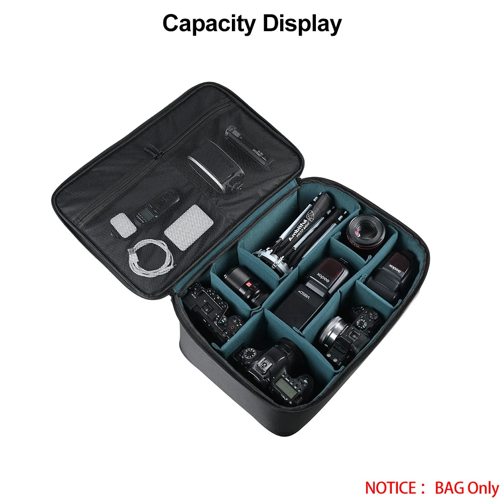 Ambitful ZOOM P7II XL Photography Storage Bag Traveling Bag for DLSR Camera Lens Drone DJI GODOX Osmo 360 X5 X4 Ace Pro 2 GoPro