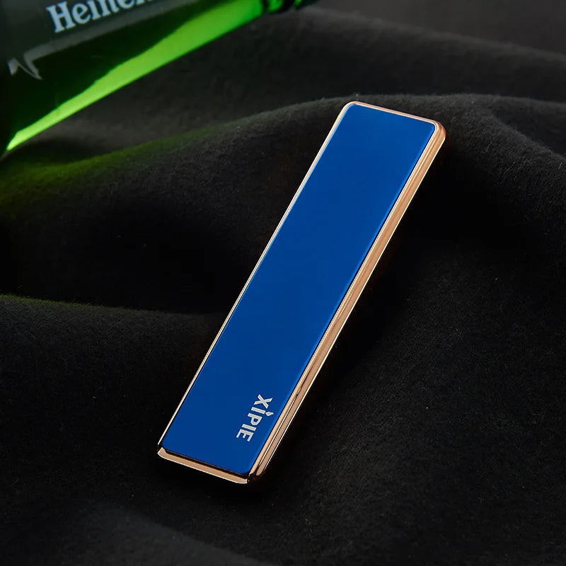 Mini Windproof USB Rechargeable Lighter Touch Metal Electronic Flameless Lighter Cigarette Cigar Accessories Men Gadgets Gifts