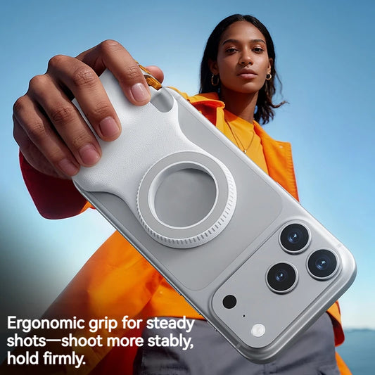 Magnetic Phone Camera Shoot Hand Grip Zoomable Smart Phone Holder Shooting Aid Remote Control Handle For Iphone Android Phone