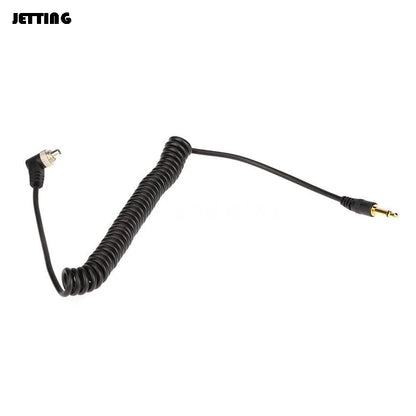 new Camera Flashes Accessories 3.5mm to Male PC Flash Sync Cable Screw Lock for Trigger Studio Light