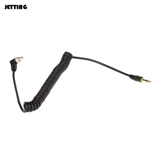 new Camera Flashes Accessories 3.5mm to Male PC Flash Sync Cable Screw Lock for Trigger Studio Light
