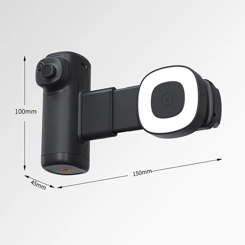 Mobile Phone Fill Light Aid Portable Handle Mobile Camera Assistant with Bluetooth LED Selfie Light for Outdoor Photography