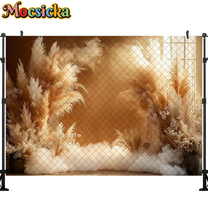 Bohemian Photography Background Couple Wedding Decoration Supplies Newborn Baby Portrait Photo Backdrops Studio Props Banner