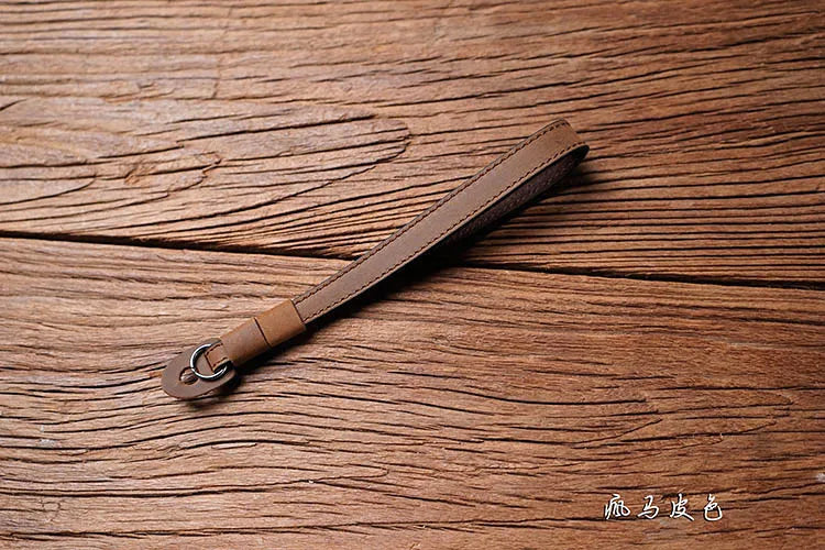Handmade Genuine Leather Camera Wrist Strap For FUJJI Fujifilm  Leica  Canon Nikon Sony Lumix Panasonic
