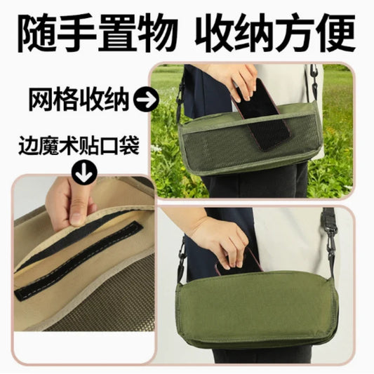Lightweight Foldable Stool Shoulder Bag Design Collapsible Chair for Outdoor Camping & Fishing