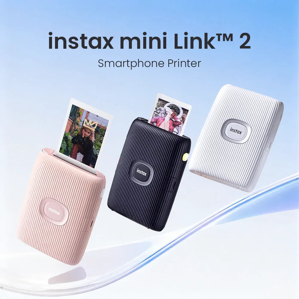 Original FOR Fujifilm Instax Mini Link 2  Printer Instax Photo Camera Printers ( 20 / 40 Sheet Instax Mini White Film )