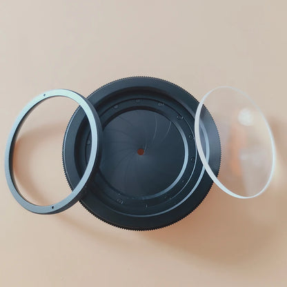 Adjustable Aperture 1.5-26mm Iris Diaphragm M30 To M37 Camera Lens Module Retrofit Night Vision with Tempered glass protect lens