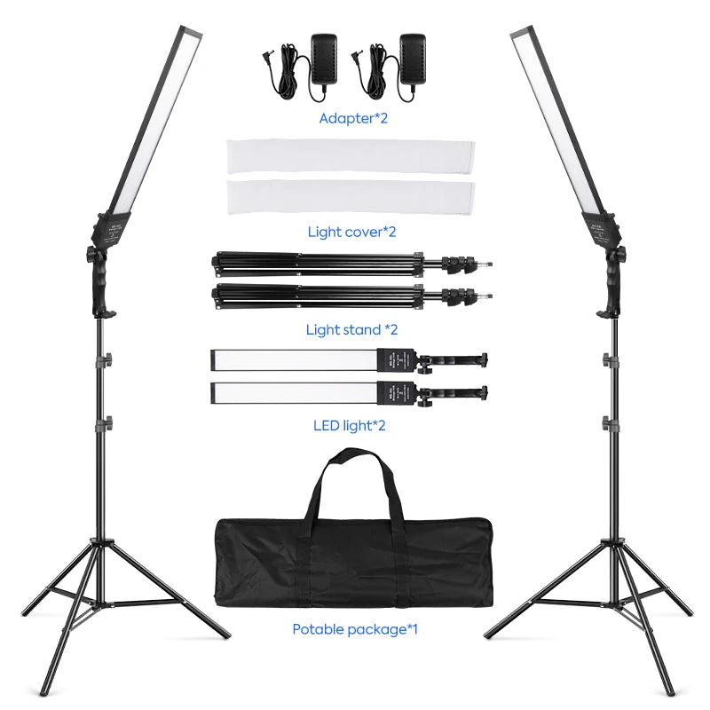 RGB Photography Strip Light 28 Colors 3200-5600K Color Temperature 6600mah Battery Video Fill Wand Light Strip For Shoot Studio