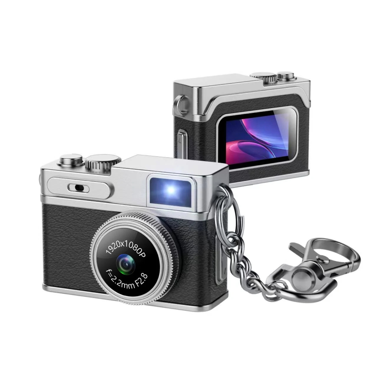 Magecam Retro Digital Camera 1080P Video Recorder LED Fill Light 0.96 Inch IPS Screen Portable Mini digital Camera