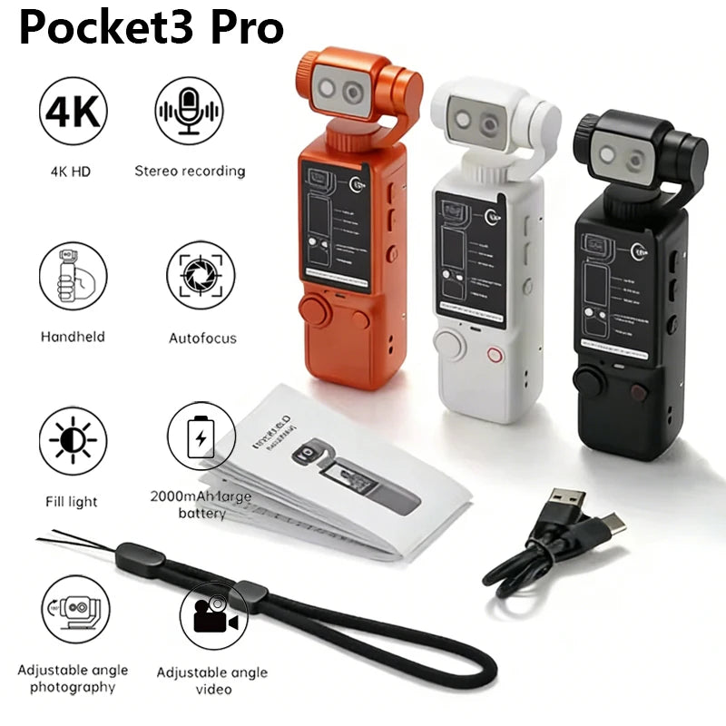 4K 1080P HD Mini Camera Portable Small Digital Video Recorder Surveillance Camcorder Night Vision Video Police BodyCam Infrared