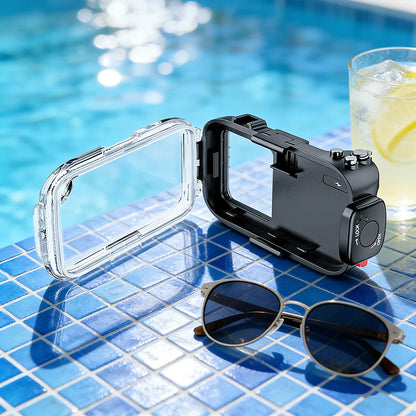 Seafrogs snorkeling Waterproof Cell Phone Case For iPhone 17 16 15 Pro 13 14 Pro 14 Pro Max  40M Pool photography accessories