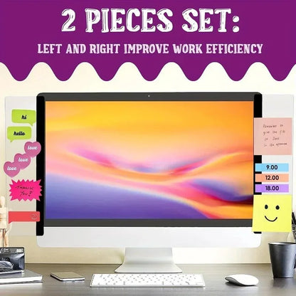 Computer Monitor Memo Board Computer Message Board Office Supplies Computer Note Clip Home Office Desk Accessories Decor